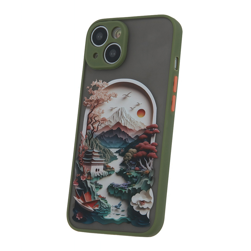 Nakładka Ultra Trendy do Samsung Galaxy A15 4G / A15 5G Travel zielona