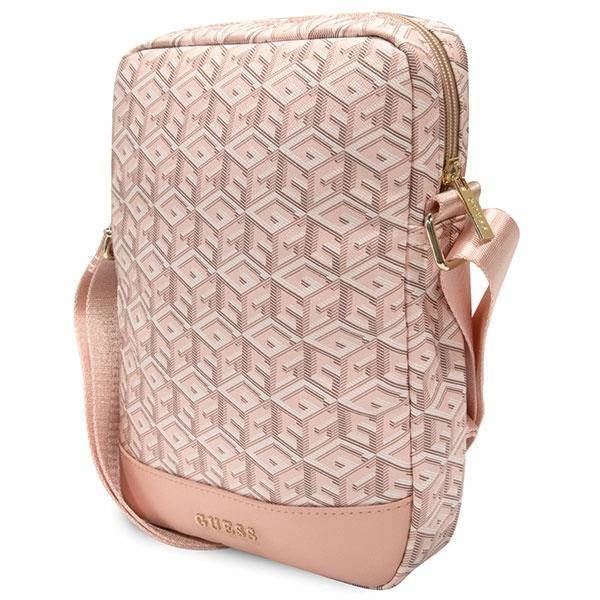 Guess Bag GUTB10HGCFSEP 10" rosa/rosa GCube Stripe Tablet-Tasche