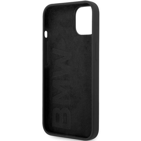 Original Case IPHONE 14 BMW Signature Liquid Silicone MagSafe (BMHMP14SSILBK2) black