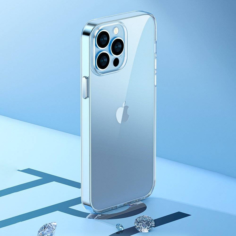 Kingxbar Elegant Series Hülle iPhone 13 Pro Max Hülle Rückseite transparent