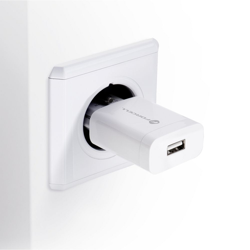 Forcell Ładowarka Sieciowa ze złączem USB A - 2,4A 18W z funkcją Quick Charge 3.0