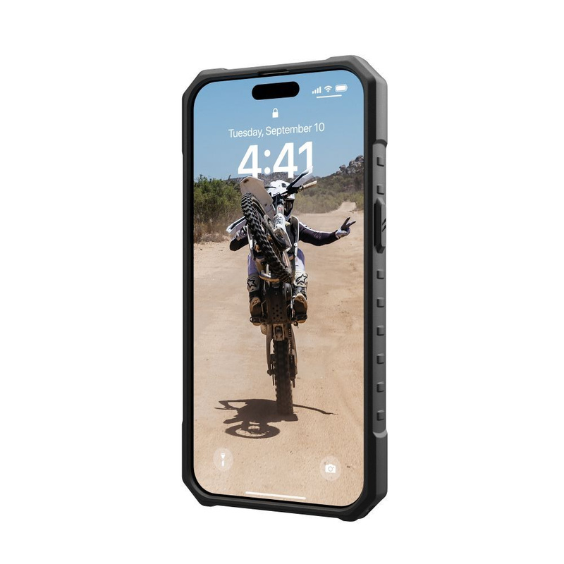 UAG Pathfinder Magsafe - Schutzhülle für iPhone 15 Pro Max (Silber)