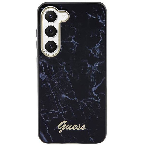 Guess GUHCS23MPCUMAK S23 +S916 czarny/black hardcase Marble