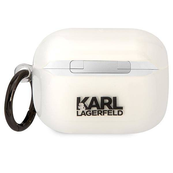 Original Case APPLE AIRPODS PRO Karl Lagerfeld Karl`s Head (KLAPHNIKTCT) transparent