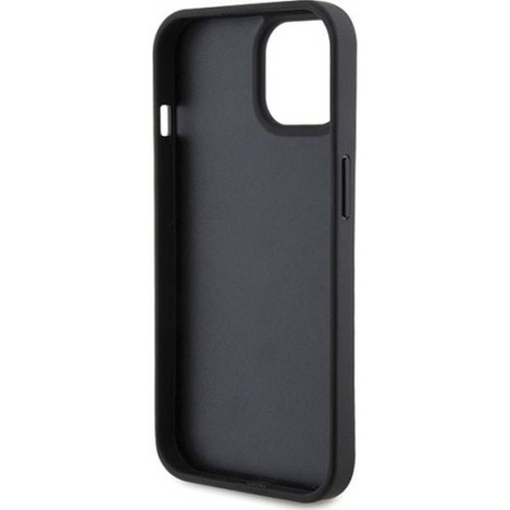 Karl Lagerfeld nakładka do iPhone 15 6,1" KLHCP15SPKLPKLK czarna HC Hot Stamp Monogram KL Metal Logo