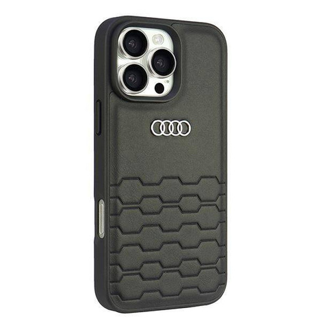 Audi nakładka Synthetic Leather do iPhone 16 Pro 6.3" czarna