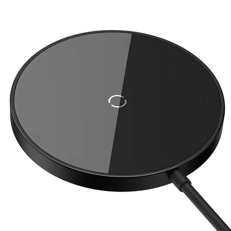 Baseus Simple Mini3 Magnetic Wireless Charger 15W (Black)