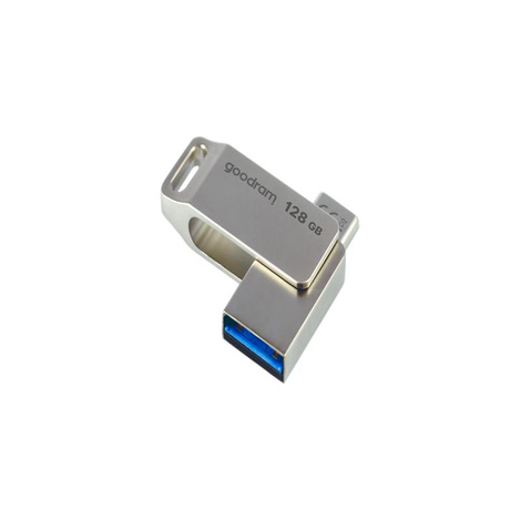 Flash-Laufwerk 128 GB USB 3.2 Gen 1 USB / USB C OTG ODA3 Goodram – Silber