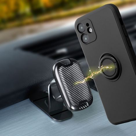 Futerał SILICONE RING do SAMSUNG Galaxy A15 5G czarny