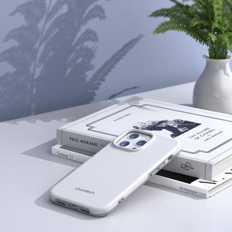 Choetech etui pokrowiec iPhone 13 Pro Max biały (PC0114-MFM-WH)
