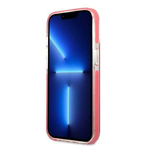 Original Case IPHONE 13 PRO MAX Karl Lagerfeld Hardcase Choupette Head (KLHCP13XTPECPI) pink