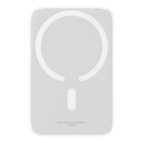 Powerbank magnetyczny Baseus Magnetic Mini 6000mAh 20W MagSafe (biały)