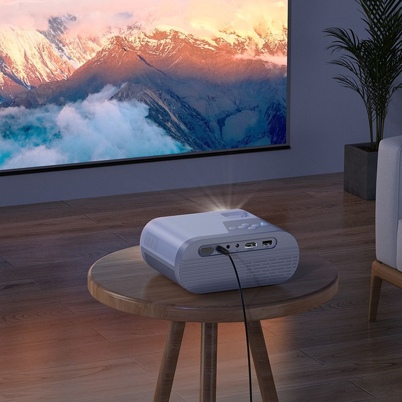 HOCO projektor z systemem Android Wi-Fi Bluetooth 720P DT2 biały
