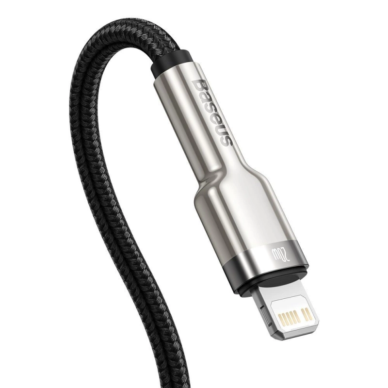 Baseus Cafule Series Metal Data Cable Type-C to iP PD 20W 1m Black