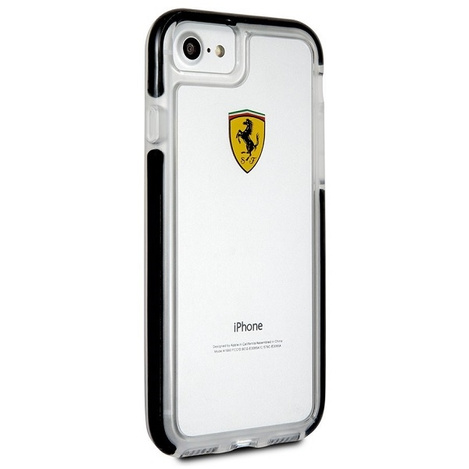 Ferrari Hardcase FEGLHCP7BK iPhone 7/8 SE2020 Shockproof transparent black