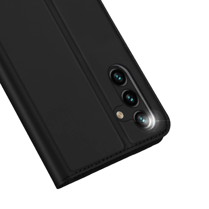 Dux Ducis Skin Pro Hülle für Samsung Galaxy A14 4G / 5G Cover mit Flip Card Wallet Stand Schwarz