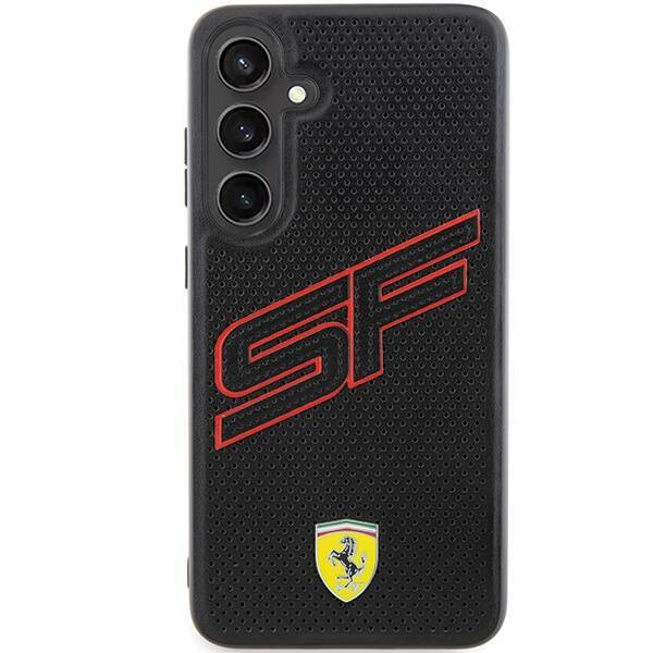 Oryginalne Etui FERRARI hardcase Big SF Perforated FEHCS24MPINK do Samsung Galaxy S24 Plus Czarny