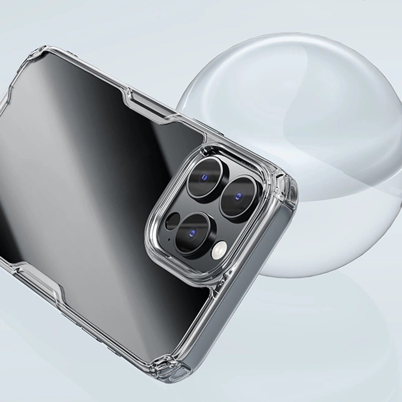 Etui Nillkin Nature Pro Case na iPhone 16 Pro - przezroczysto-białe