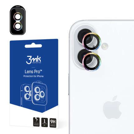 Apple iPhone 16/16 Plus - 3mk Lens Protection Pro Rainbow