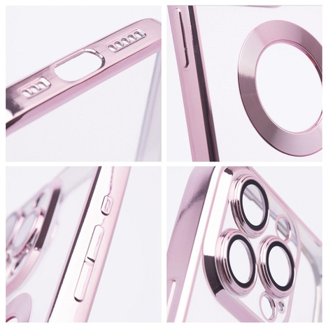 Futerał GLAM do IPHONE 15 Pro Max pudrowy róż