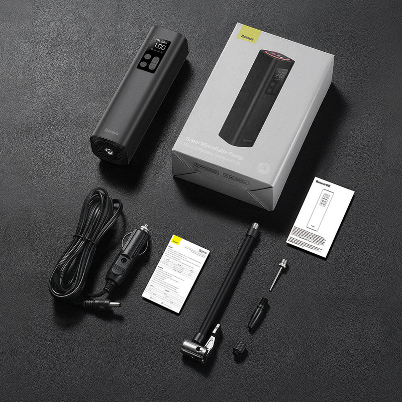 Baseus Super Mini Inflator Pump Black