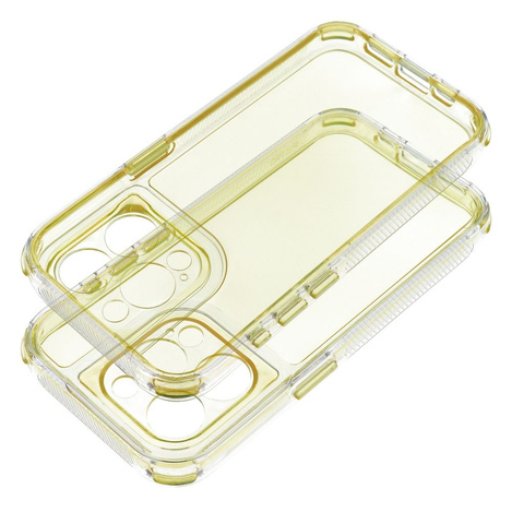 Futerał MATRIX CLEAR do IPHONE 16 Pro Max żółty