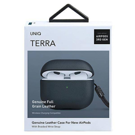 UNIQ Terra AirPods 3 gen. Genuine Leather blue / nautical blue