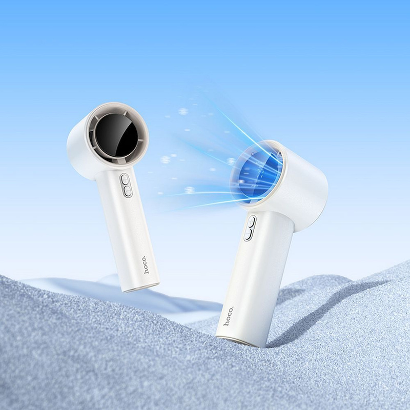 Wentylator przenośny Hoco super szybki HX64 biały