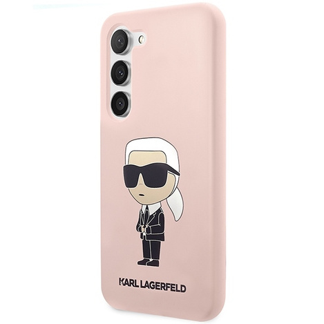 Karl Lagerfeld Silicone NFT Ikonik - Etui Samsung Galaxy S23 (różowy)