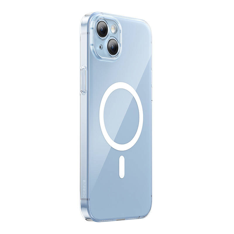 Etui IPHONE 14 PLUS Baseus Crystal Series + Szkło Hartowane transparentne