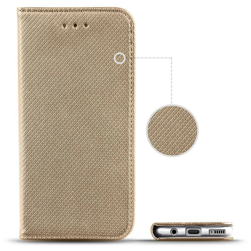 Etui Smart Magnet do Samsung S24 Ultra złote