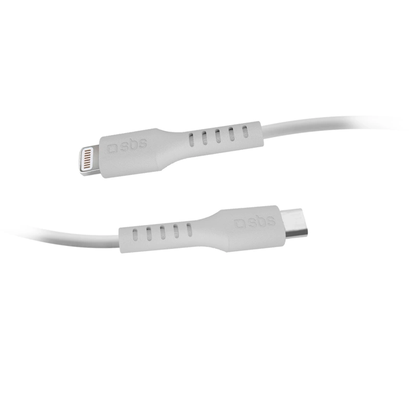 SBS TECABLELIGTC1W USB-C - Lightning Cable MFi Certified, 1m - White
