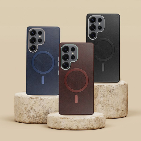 Futerał GENTLEMAN MAG COVER kompatybilny z MagSafe do SAMSUNG A26 czarny