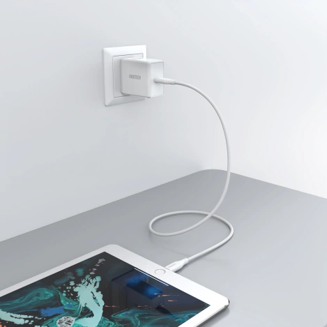 Choetech IP0040 USB-C / Lightning MFi PD 30W 1,2m Kabel - Weiß