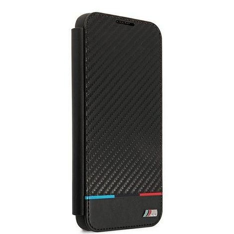 Case BMW BMBKS22MPUCARTCBK S22 + S906 black / black bookcase M Collection Triangles