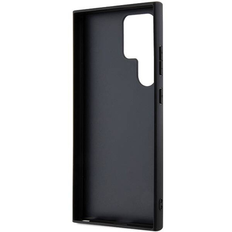 Etui BMW Leather Carbon na Samsung Galaxy S24 Ultra - czarne