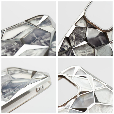 Futerał TWINKI do IPHONE 15 PRO MAX srebrny