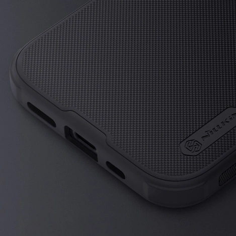 Nillkin Super Frosted Shield Pro verstärkte Hülle für iPhone 15 Pro – blau