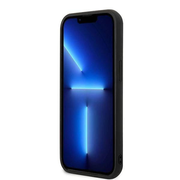 Karl Lagerfeld KLHCP13S3DKPK iPhone 13 mini 5,4&quot; schwarz / schwarzes Hardcase Ikonik Patch