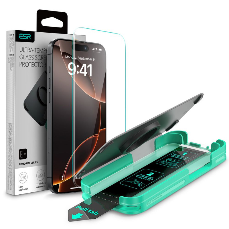 SZKŁO HARTOWANE ESR ARMORITE IPHONE 16 PRO CLEAR