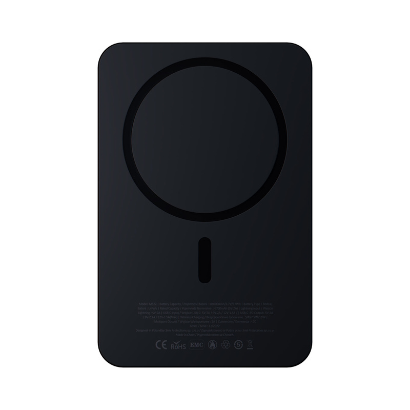 Accessories - 3mk HARDY MagSynergy Ni+ 10,000mAh 22.5W USB 1C1L-Black