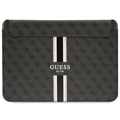 Guess Sleeve GUCS14P4RPSK 14" schwarz/schwarz 4G bedruckte Streifen