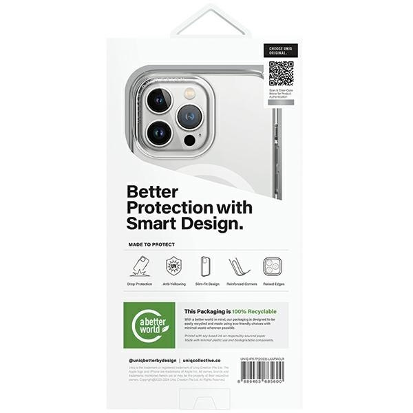 Case APPLE IPHONE 15 PRO MAX UNIQ LifePro Xtreme Magclick Charging tinsel lucent transparent