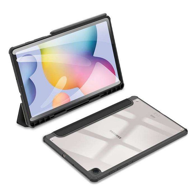 Dux Ducis Toby pancerne etui z klapką Smart Case do Samsung Galaxy Tab S6 Lite z uchwytem na rysik czarny
