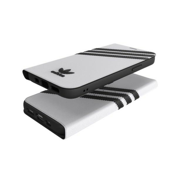 Adidas OR Booklet Case PU iPhone 12/12 Pro 6.1 "white black / white black 42248