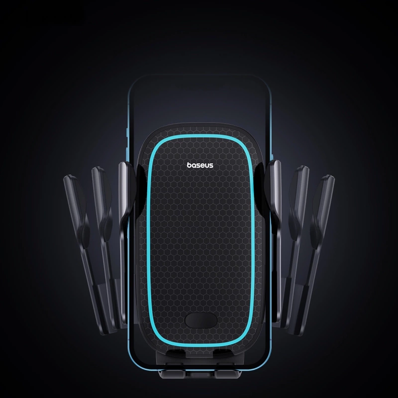 Baseus Milky Way Pro Series BS-CM023 Autohalterung für Lüftungsschlitze mit 15 W induktivem Ladegerät – Schwarz