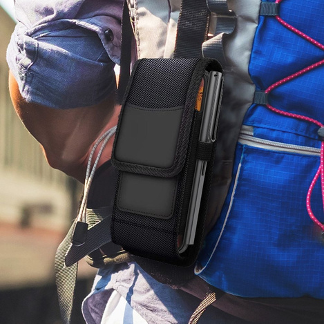 Uniwersalna Kabura PIONOWA do paska OXFORD - Model 2 - do IPHONE 6 / 7 / 8 / 12 MINI / 13 MINI / SAMSUNG A40 / S5