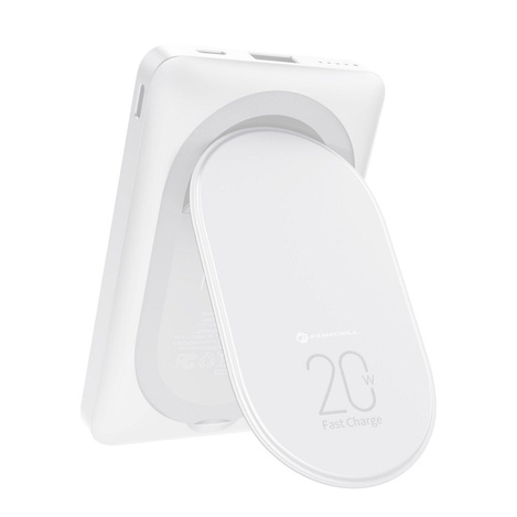 FORCELL Powerbank F-Energy MagStand F10K2 10 000mAh 20W kompatybilny z MagSafe biały