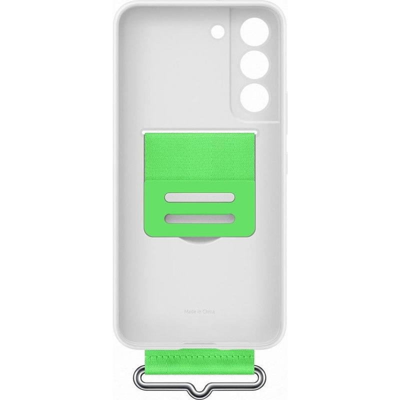 Samsung Silicone Cover gumowe silikonowe etui pokrowiec Samsung Galaxy S22 biały (EF-GS901TWEGWW)