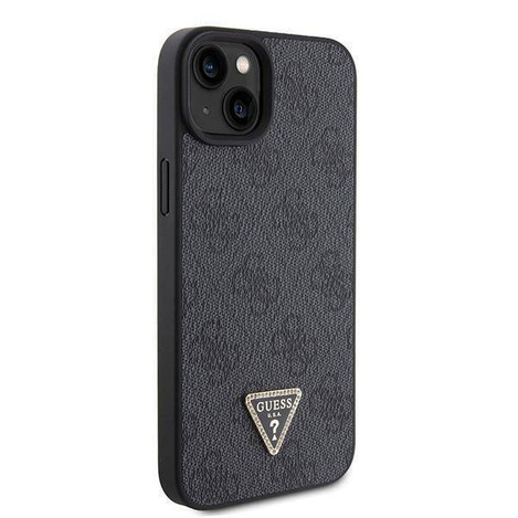Original Handyhülle APPLE IPHONE 15 Guess Hardcase Crossbody 4G Metal Logo (GUHCP15SP4TDSCPK) schwarz